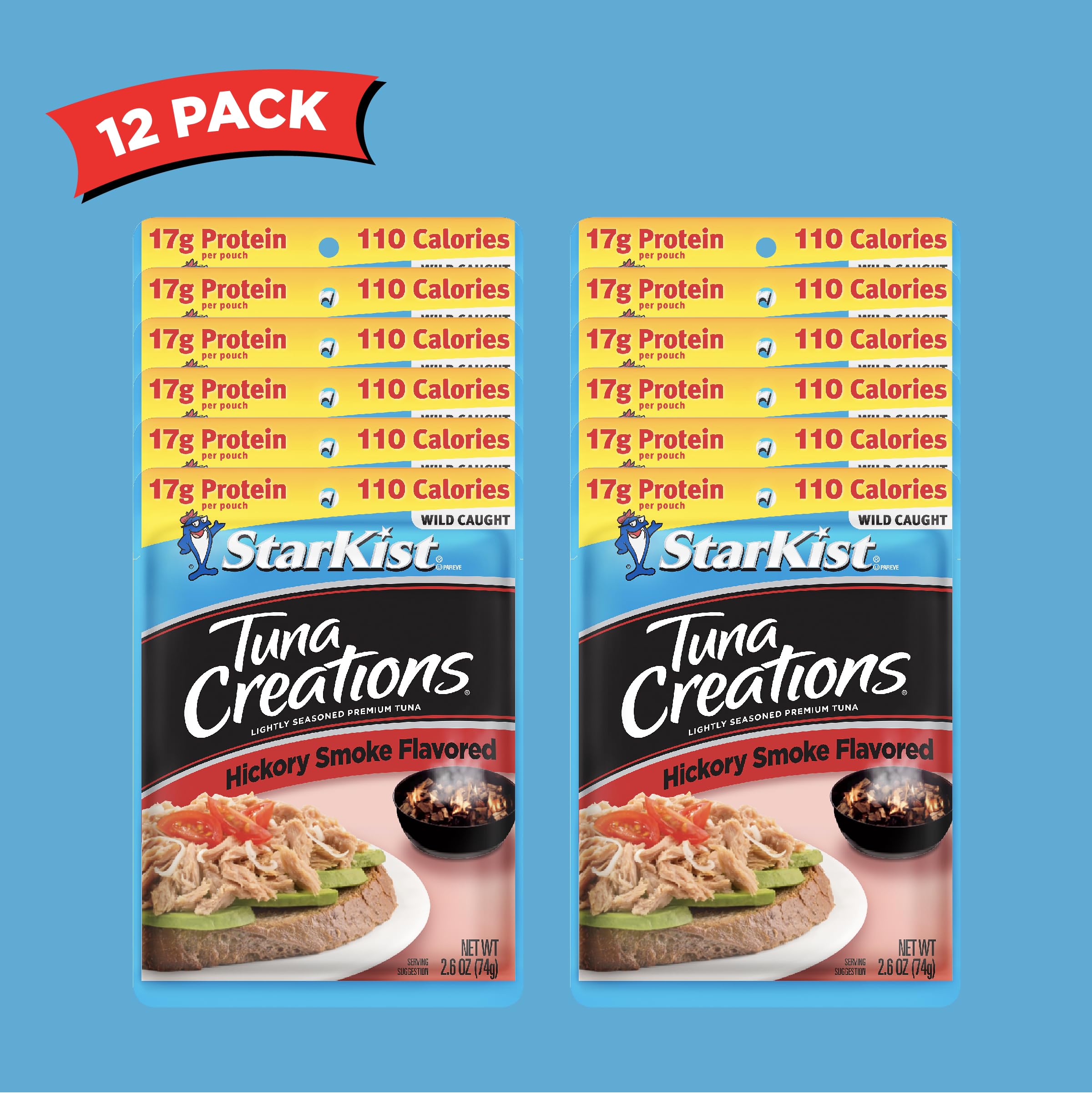 StarKist Hickory Smoked tuna pouch stored in a backpack during travel