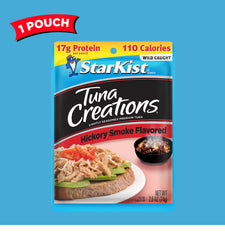 StarKist Hickory Smoked Tuna Creations served as a salad topping for quick meals