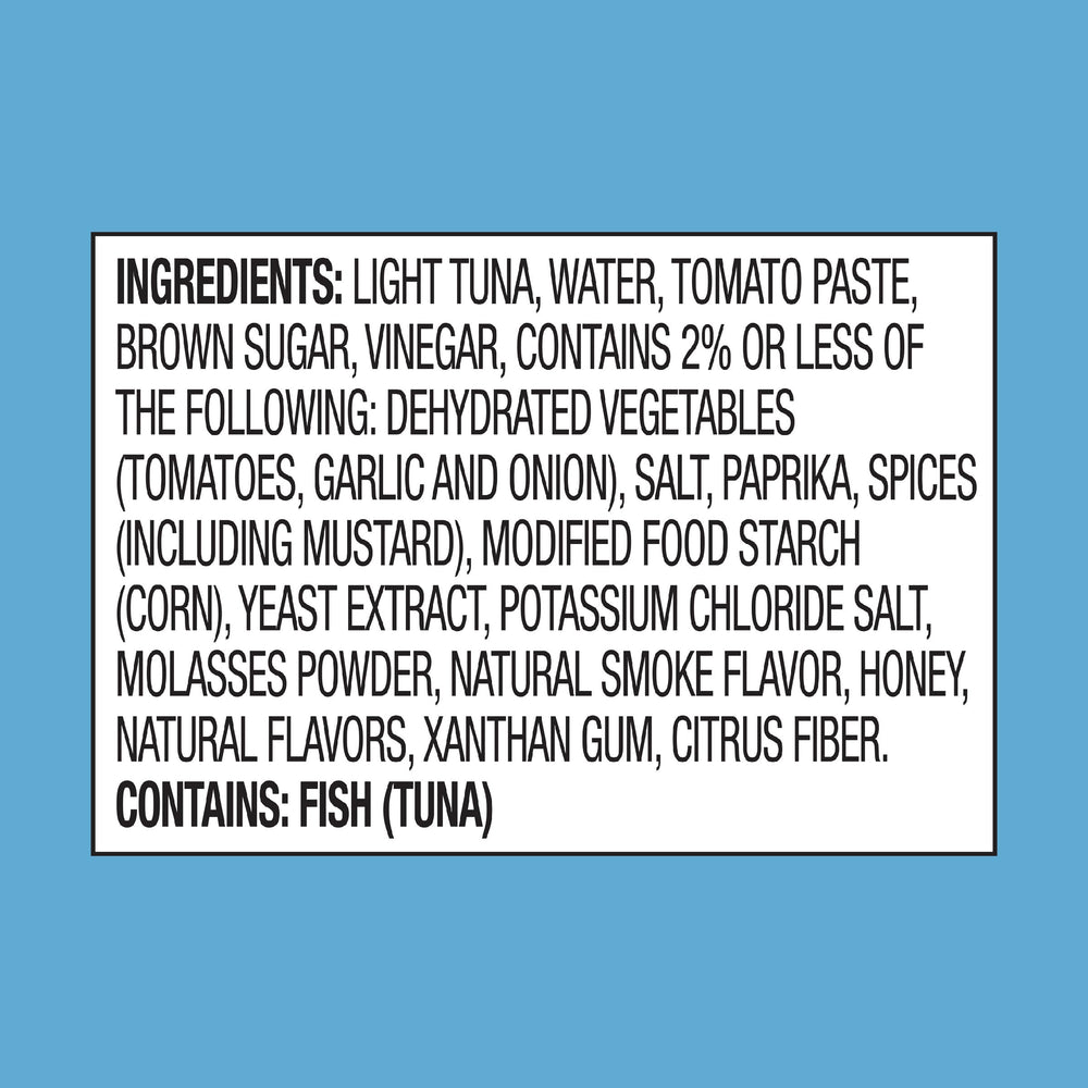 StarKist Tuna Creations Honey BBQ pouch gluten free and soy free