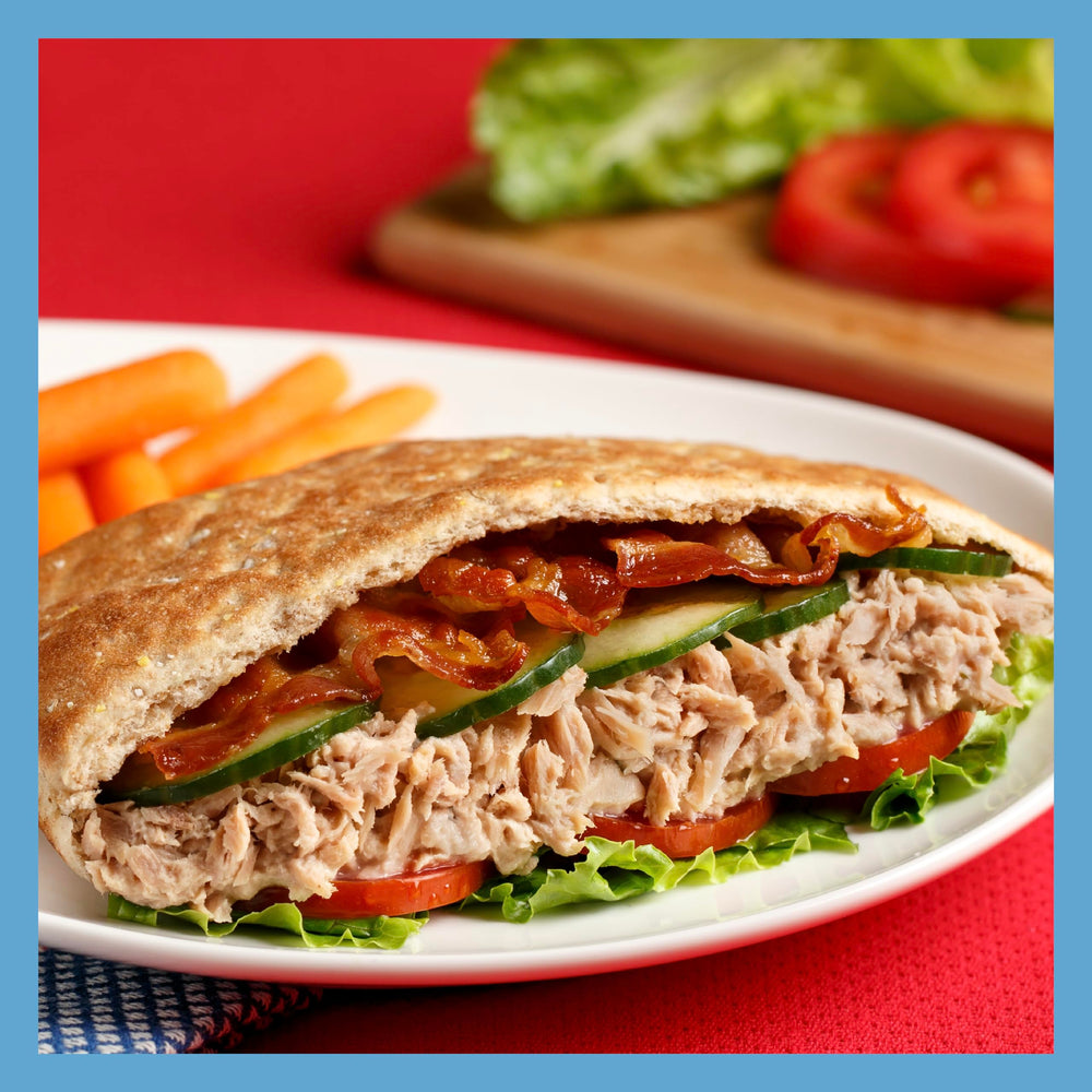 No draining design of StarKist Bacon Ranch pouch for salads and sandwiches