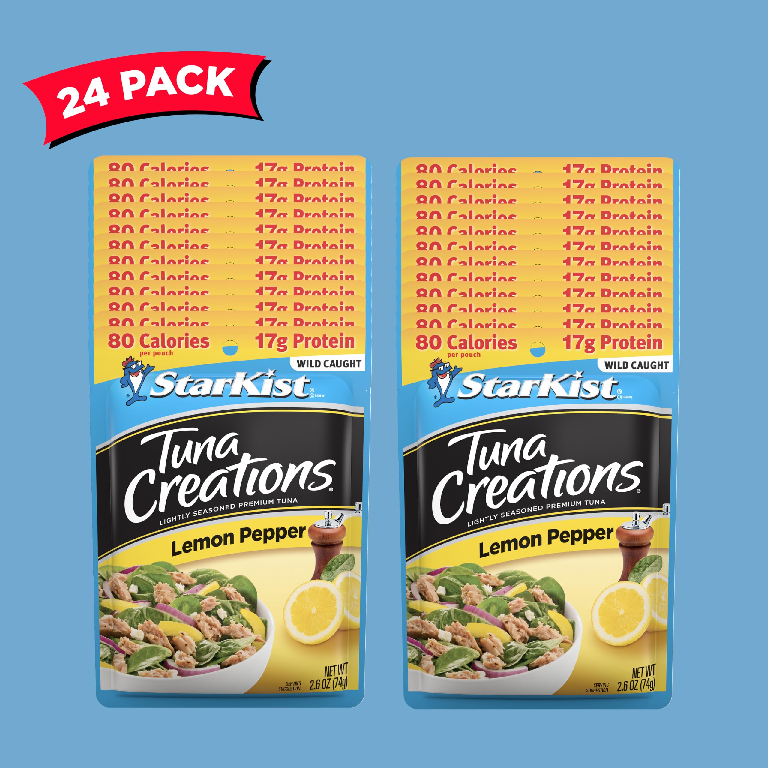 StarKist Tuna Creations no draining pack ready for on-the-go meals.
