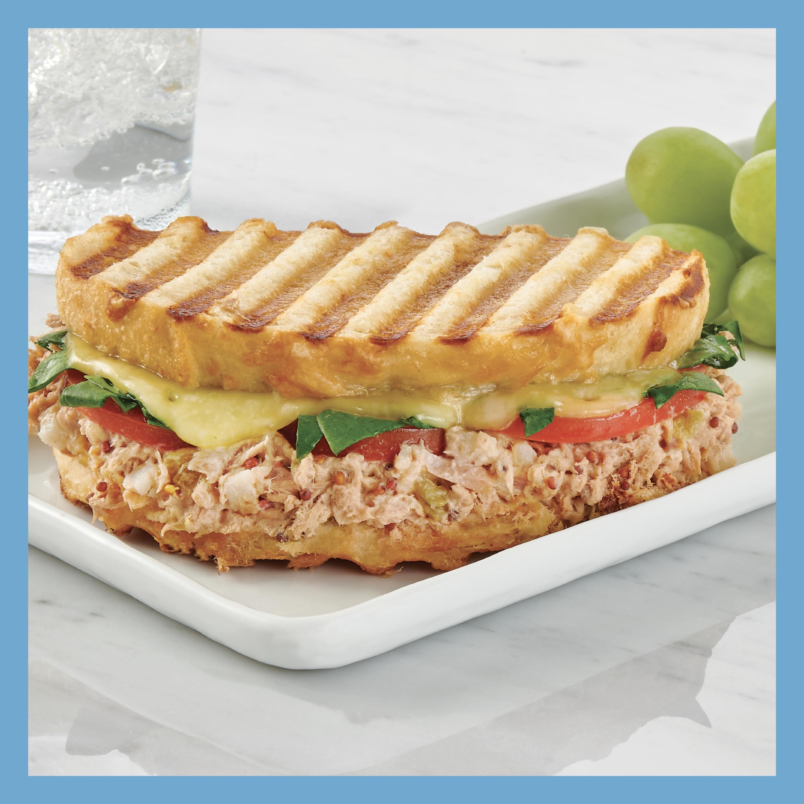 StarKist Tuna Creations sandwich assembly using Dijon tuna