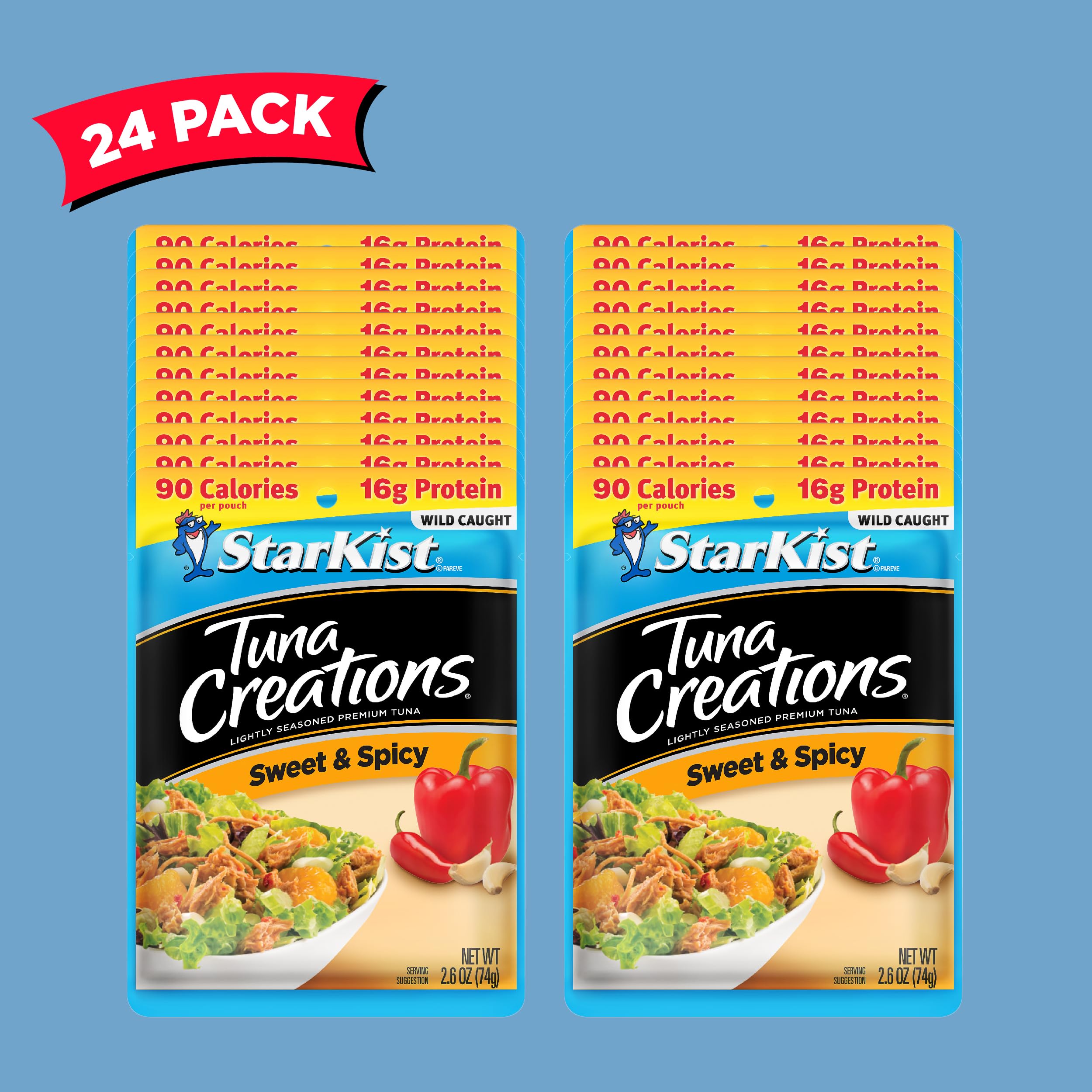 StarKist Tuna Creations pouch in a travel bag for on-the-go protein