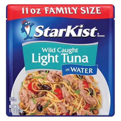 StarKist tuna in water pairs well with salads for lighter meals.