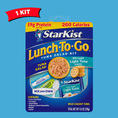 StarKist tuna pouch closeup, 2.6 oz, protein-packed option.
