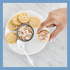 StarKist tuna salad kit on-the-go for quick snacking between errands.