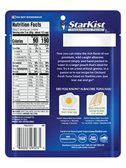 StarKist tuna water pouch in hand for on-the-go meals
