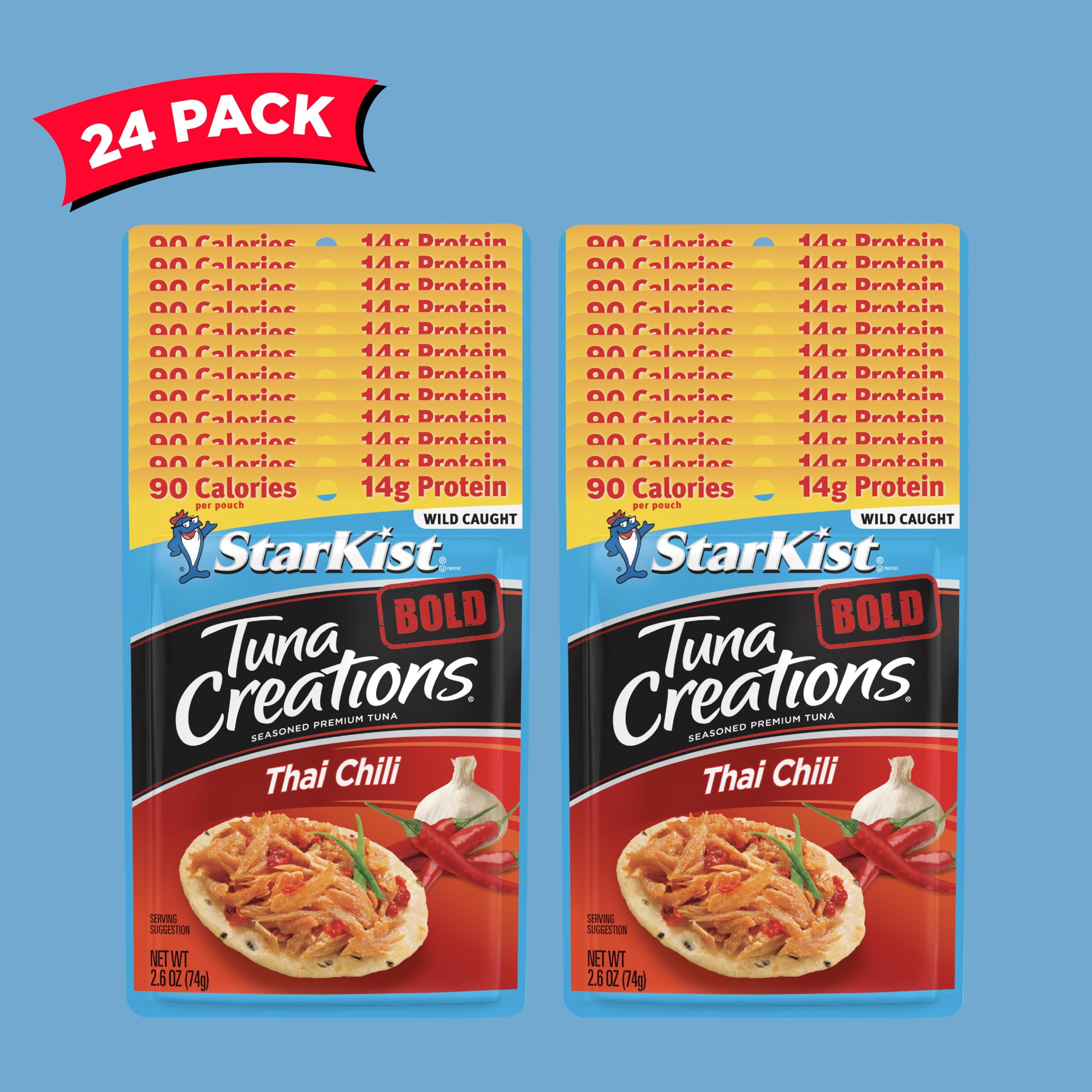 StarKist Wild-Caught tuna icon signaling quality and sustainability.
