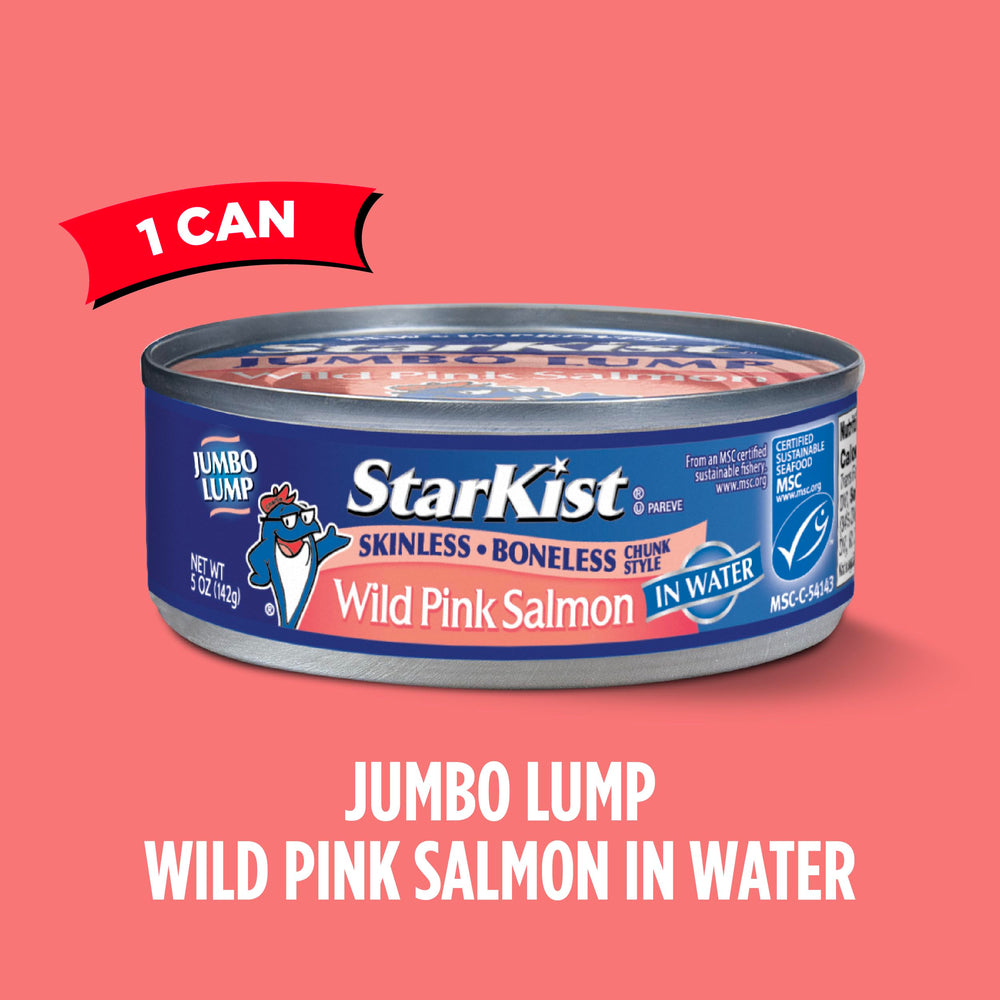 StarKist Wild Pink Salmon salad bowl for a versatile lunch idea.