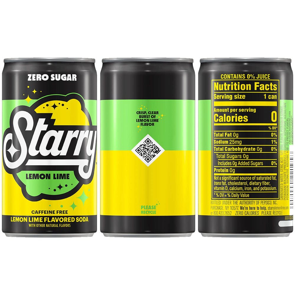 Starry delivers a crisp, clear lemon-lime flavor that brightens your day.