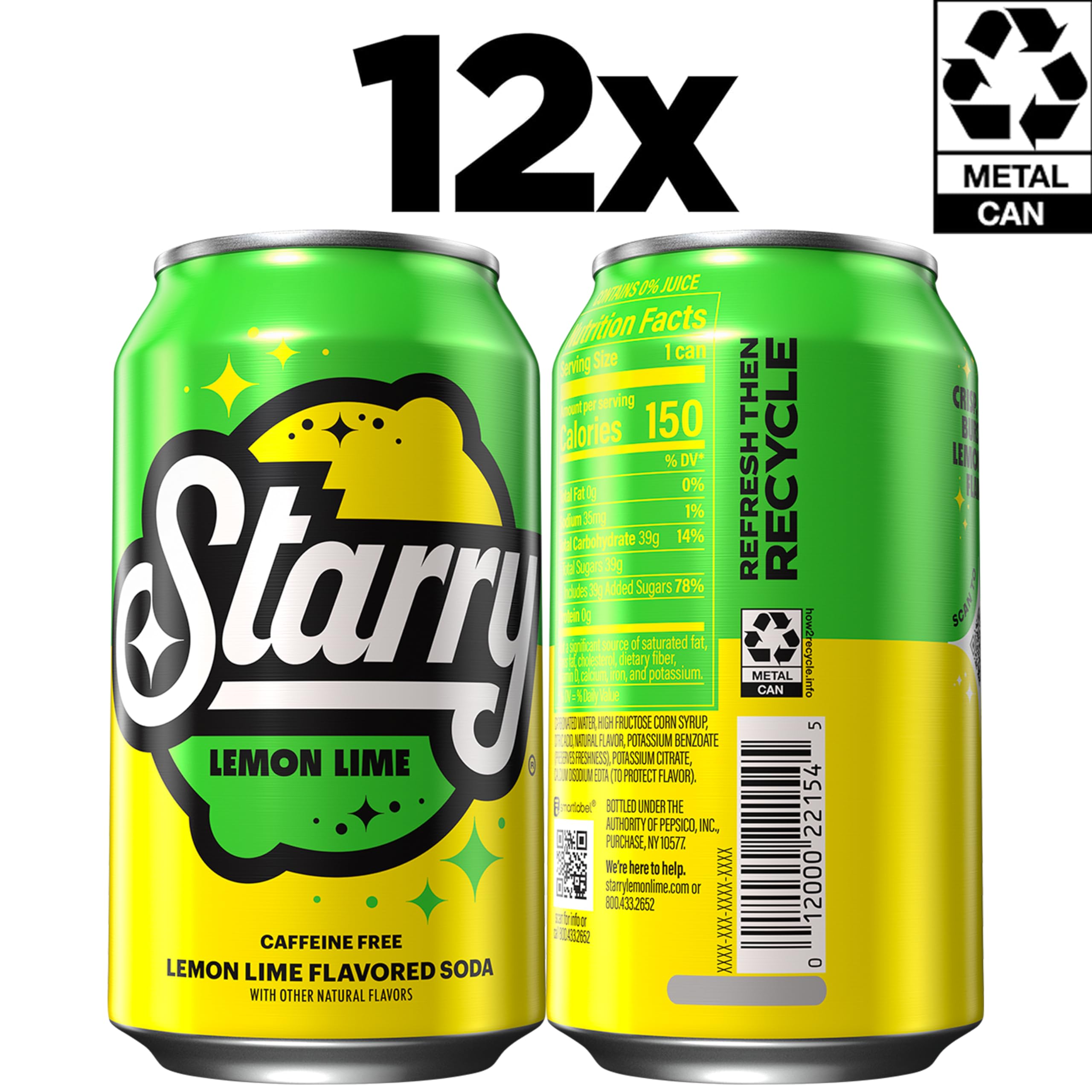 Starry Lemon Lime Soda glass pour captures fizzy clarity and bright citrus aroma