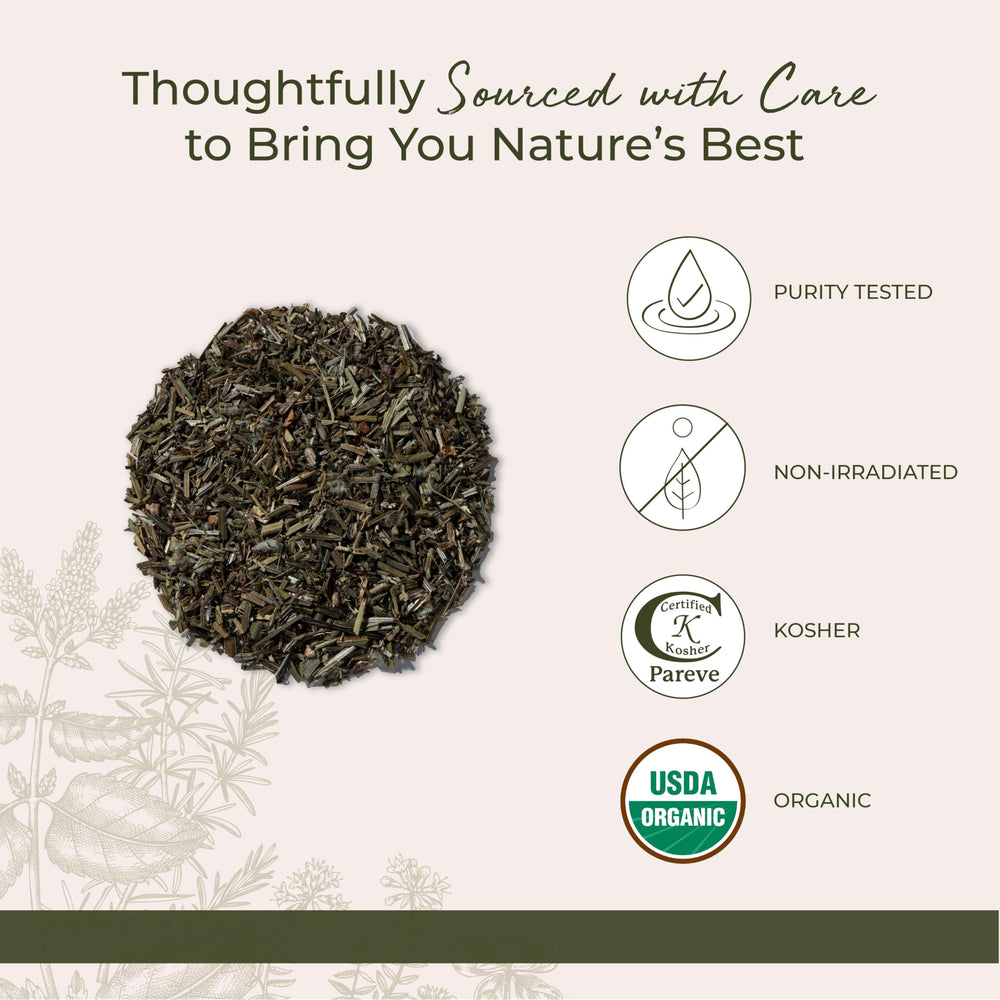 Starwest Botanicals Cleavers herb 4oz pouch—convenient storage and freshness.