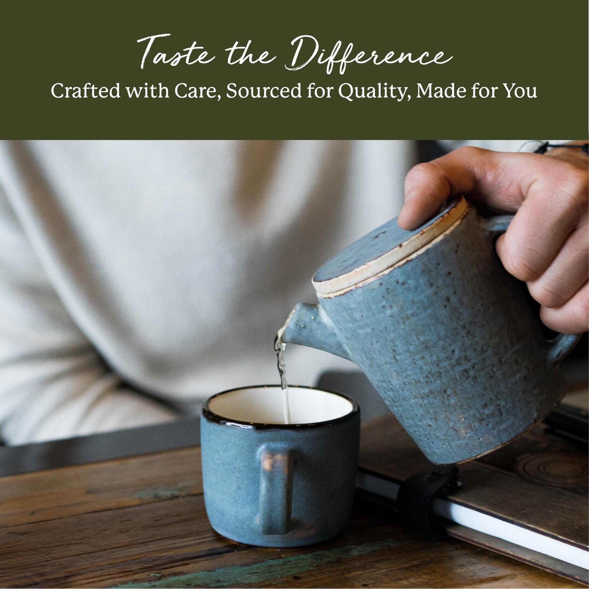 Starwest Botanicals Cleavers herb tea-blend idea—easy to brew for fresh flavor at home.