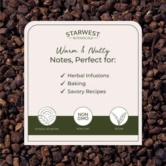 Starwest Botanicals cut and sifted dandelion root ready for steeping or culinary use