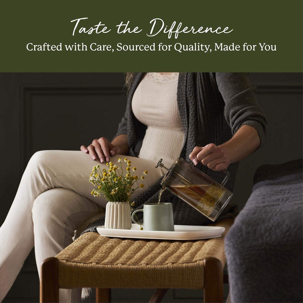 Starwest Botanicals organic dandelion root tea label highlights organic quality.