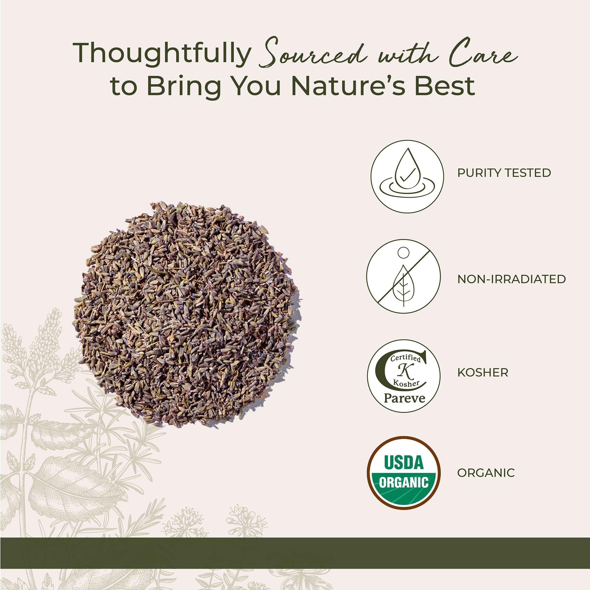 Starwest Botanicals lavender buds for baking and cooking applications.