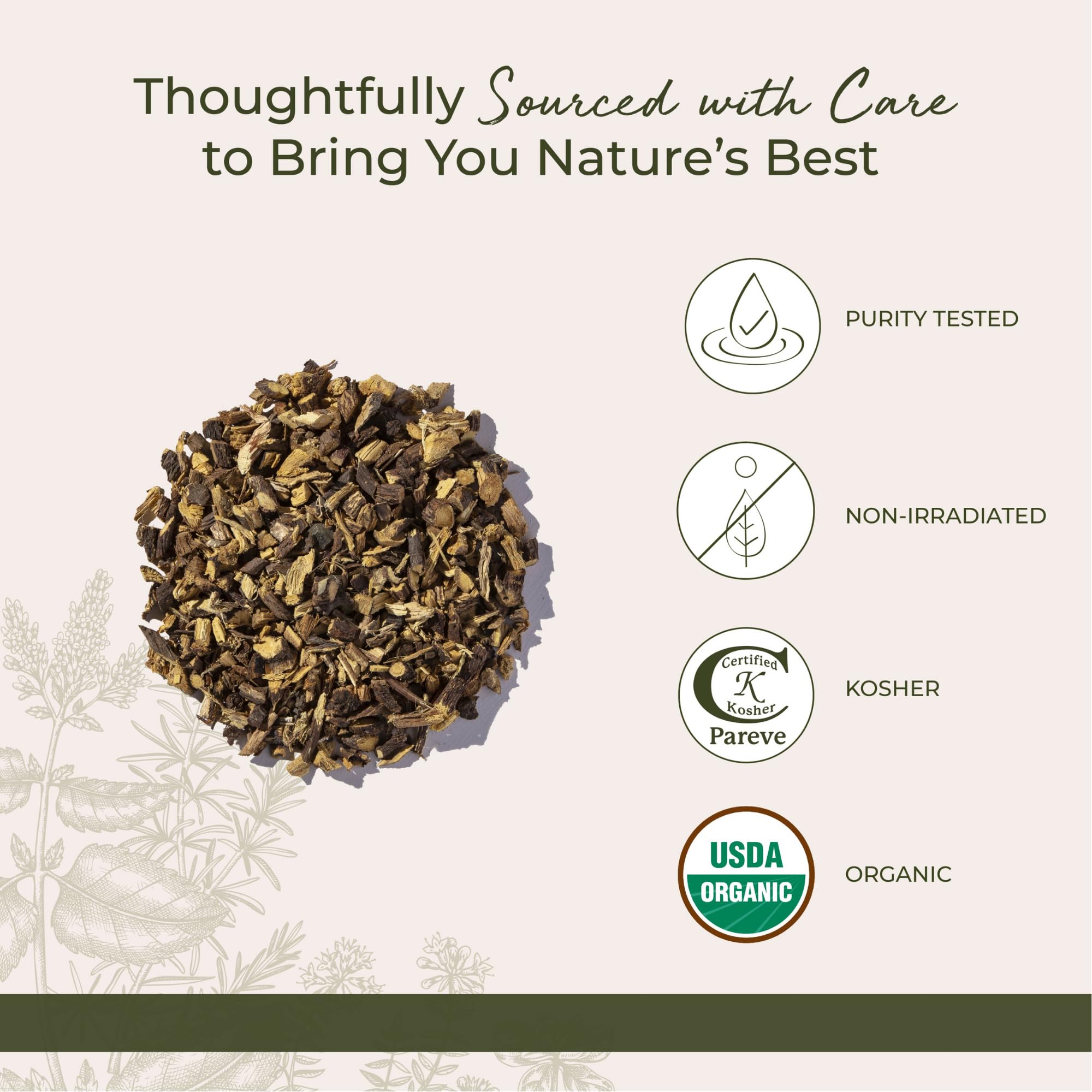 Starwest licorice root ready to flavor baked goods and desserts