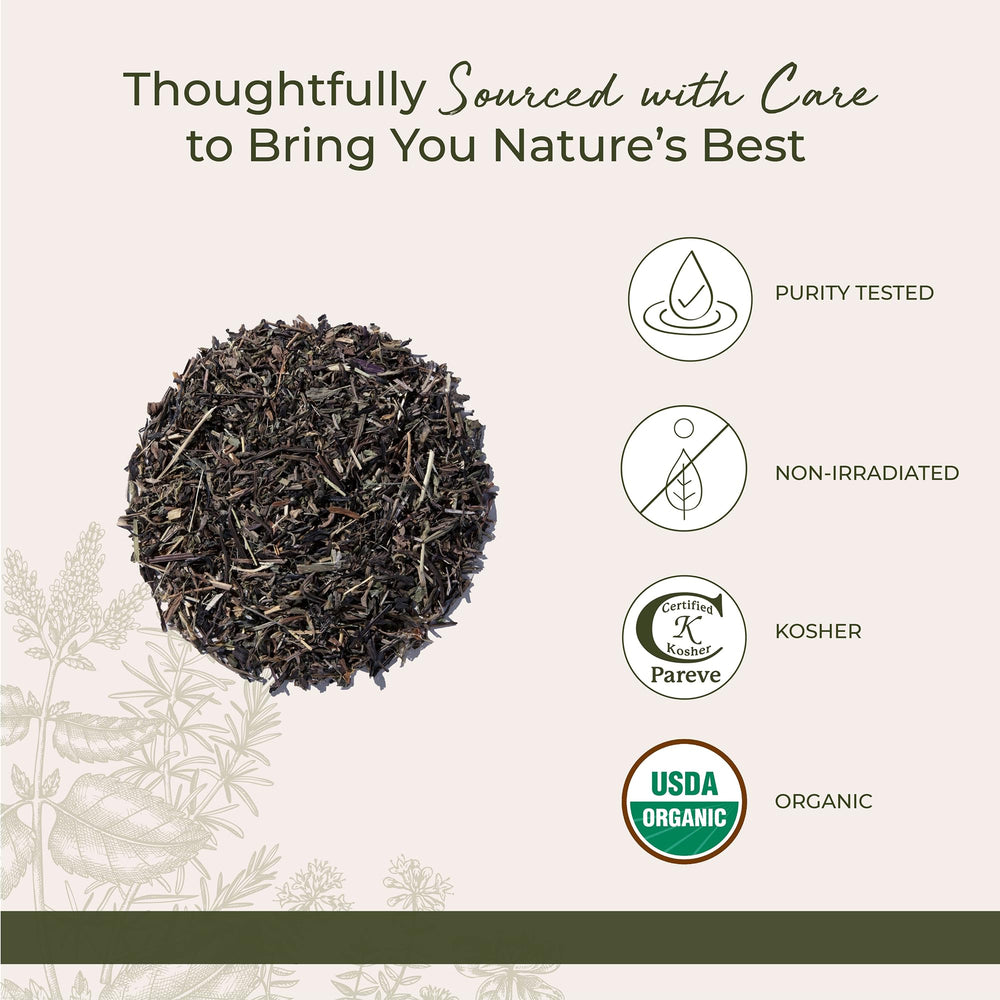 Starwest Botanicals Organic Plantain Leaf cut and sifted for consistent steeping