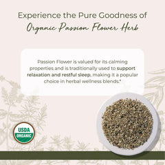 Starwest Botanicals Organic passion flower tea blend ready to steep