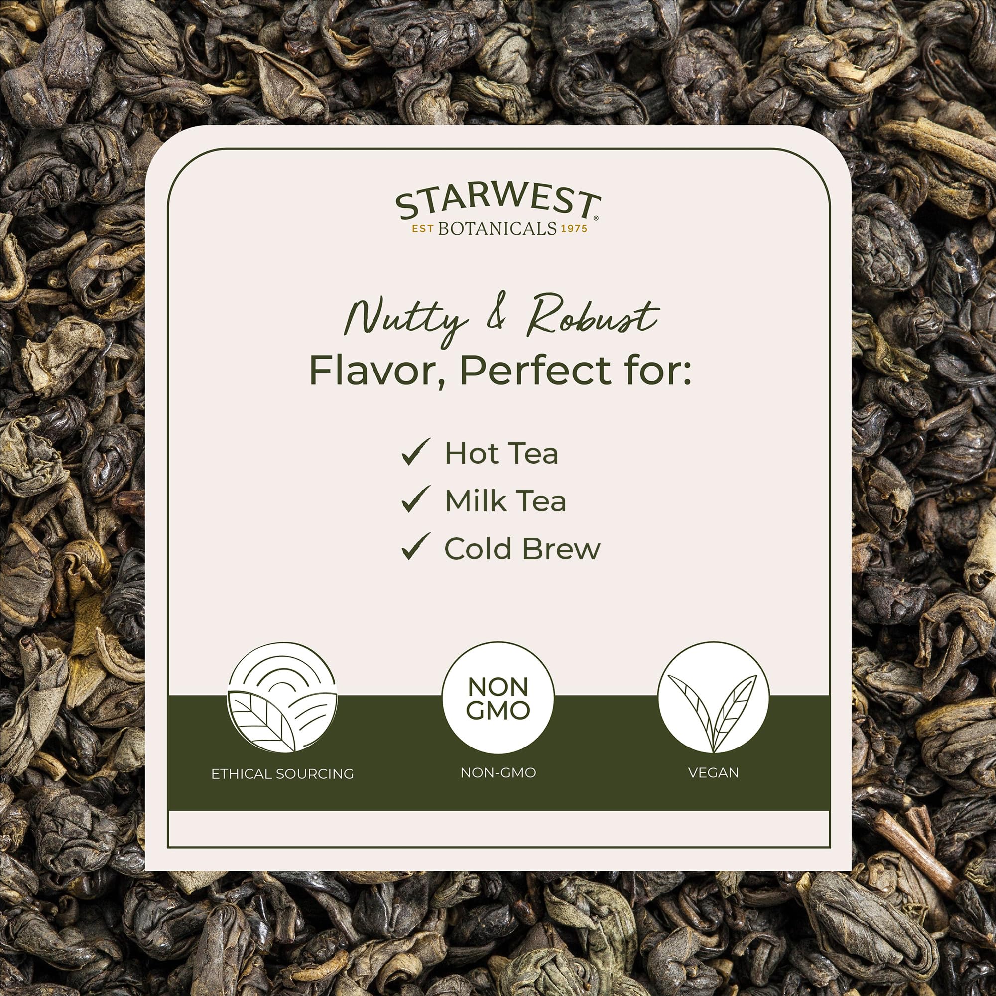 Starwest Botanicals poly-foil resealable bag preserves freshness and long shelf life.