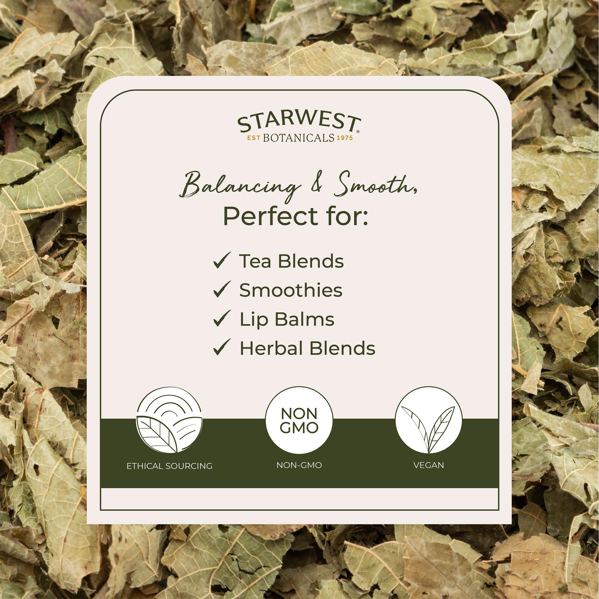 Starwest Raspberry Leaf tea in cup with warm, inviting scent