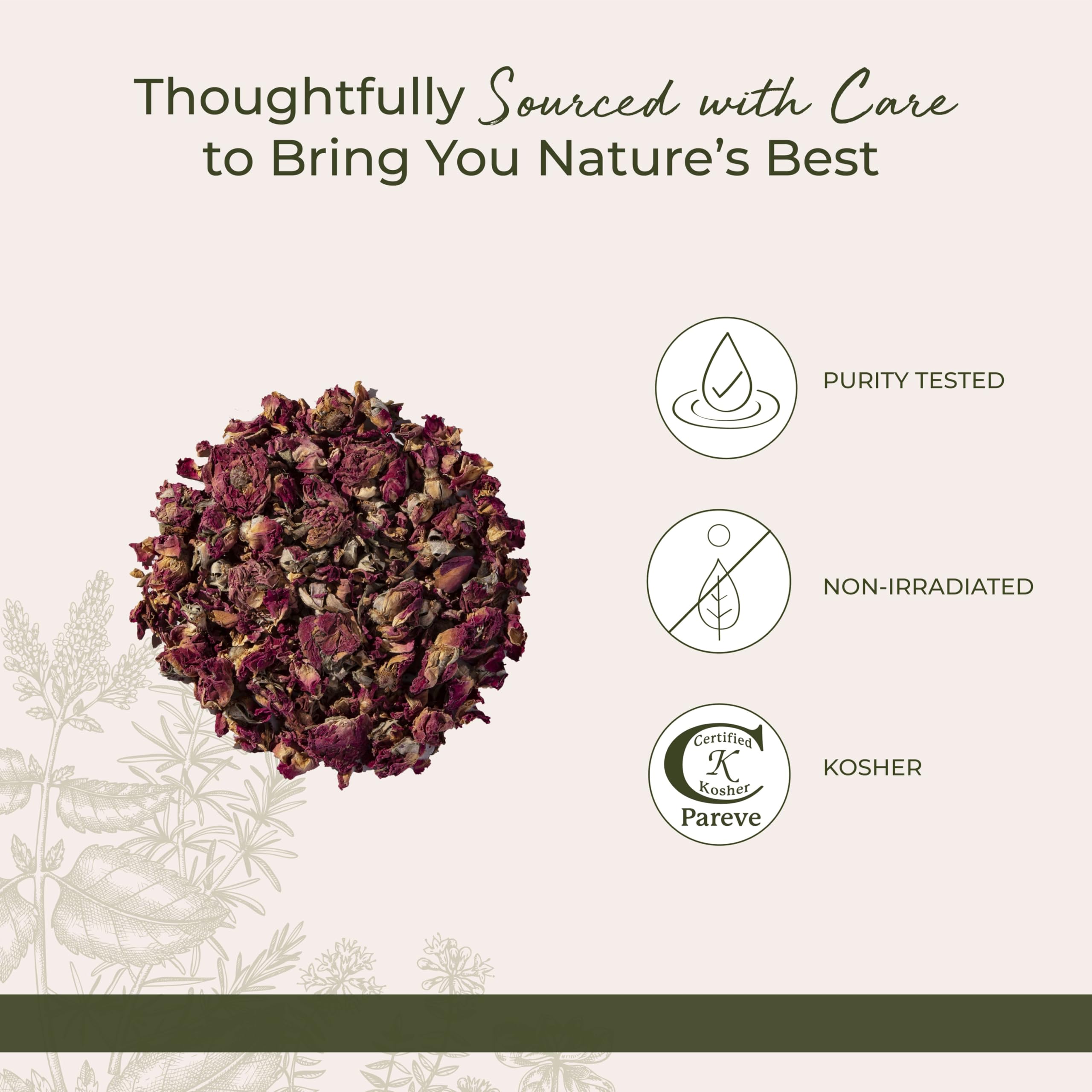 Starwest Botanicals rose petals add color and aroma to baking and cooking