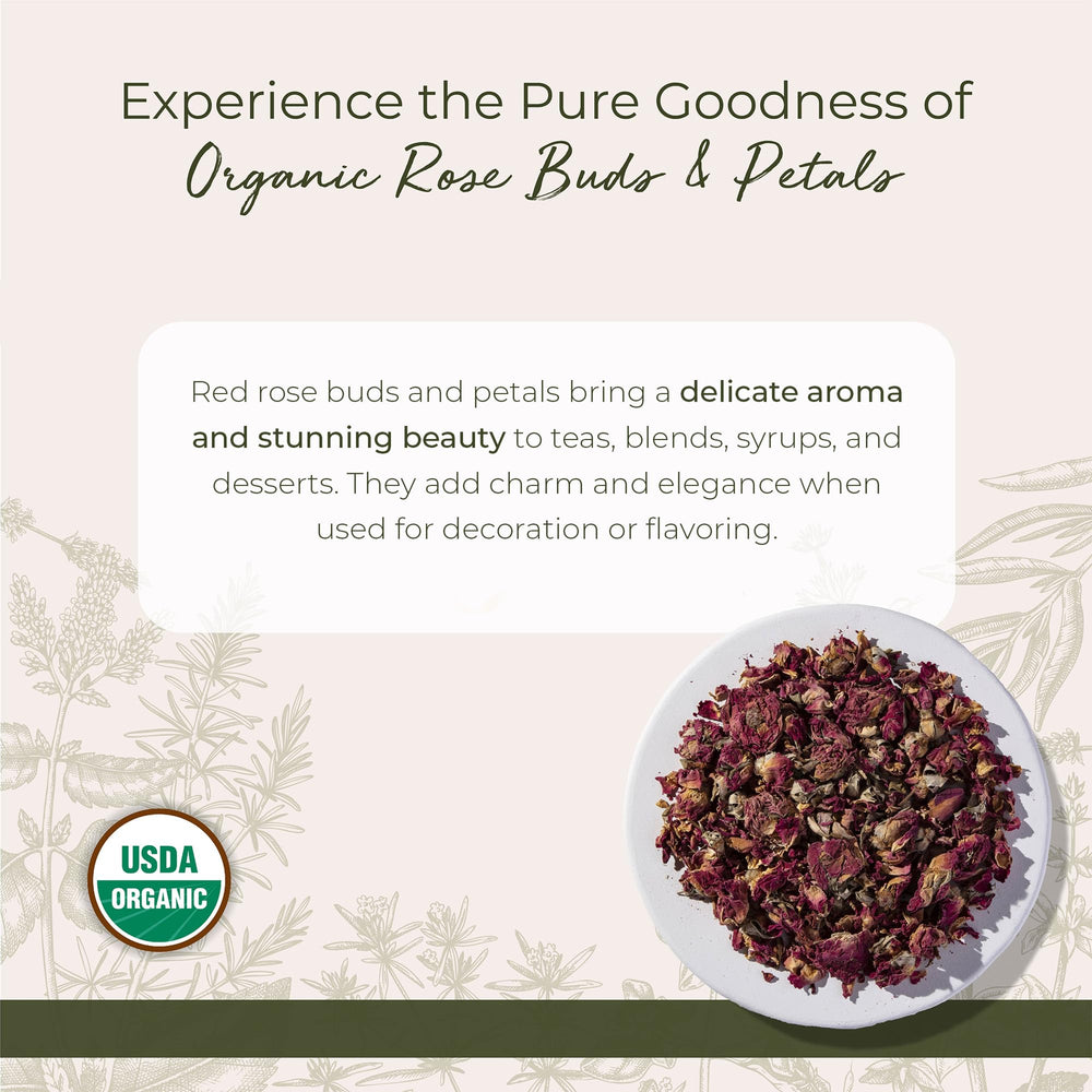 Starwest Botanicals rose petals close-up showing color and aroma.