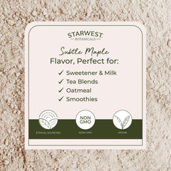 Starwest Botanicals slippery elm powder measuring spoon demonstrating precise portions for recipes