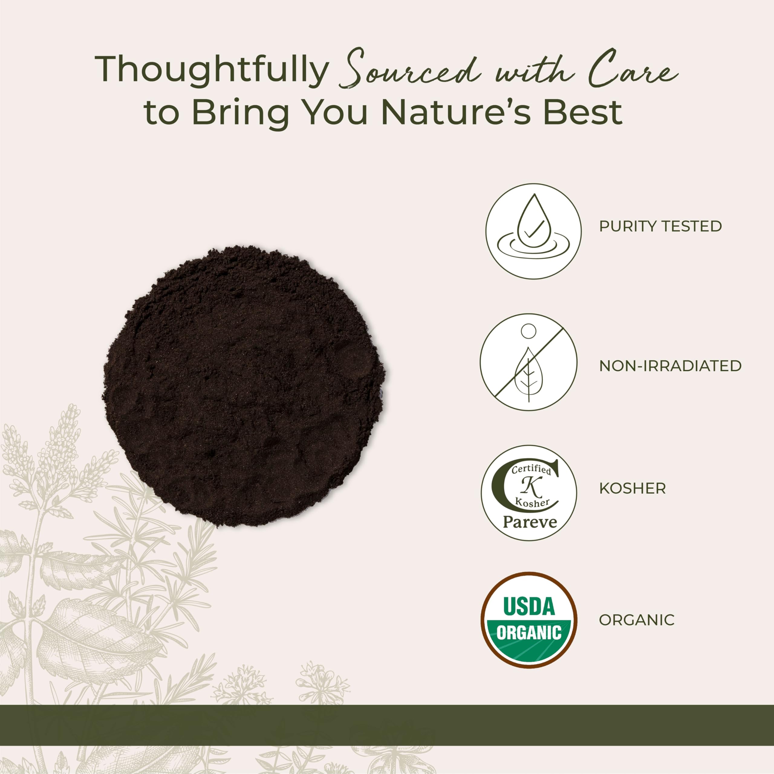 Tea brew with walnut hull powder delivers distinctive bitter-nutty notes