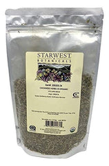 Starwest Botanicals Chickweed herb cut and sifted, organic; ideal for tea infusions and light culinary use.