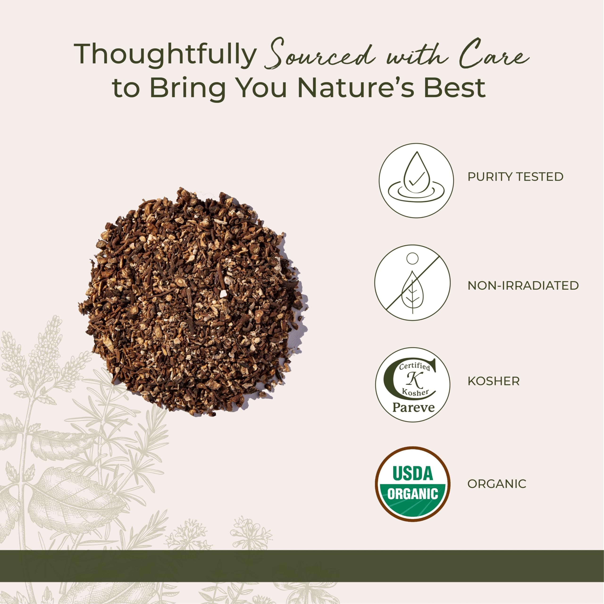 Starwest organic kosher certification label indicates trusted processing.