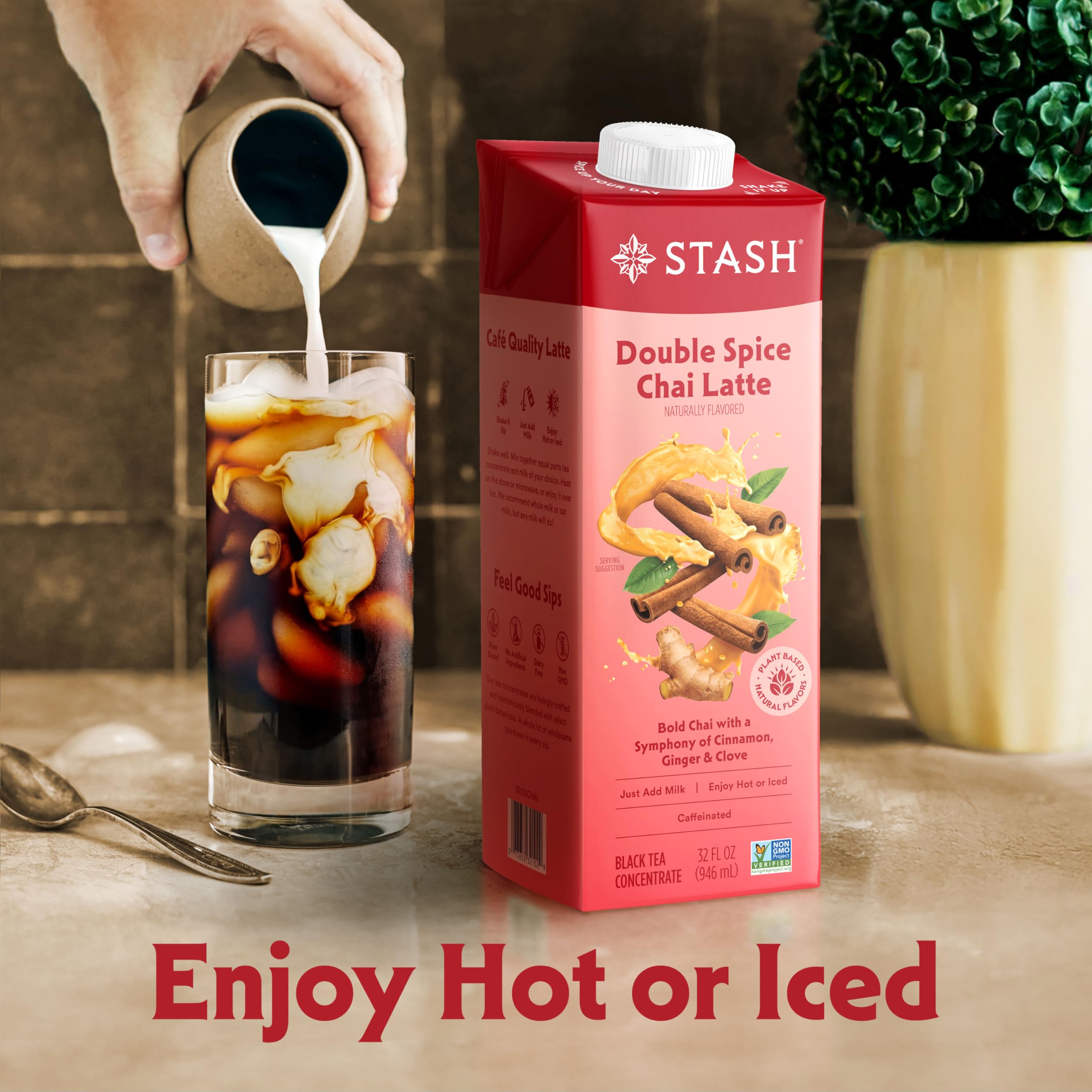 Stash 32oz packaging communicates family-sized value.