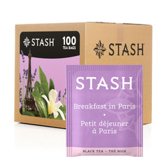 Stash Breakfast in Paris tea bag ready for a cozy morning cup