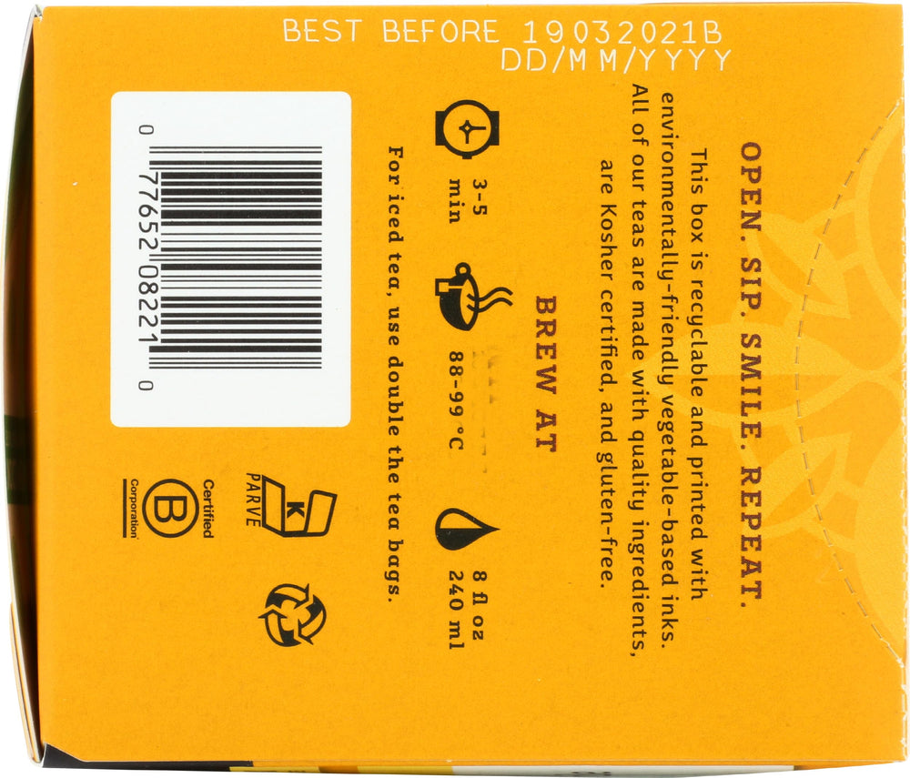 Stash Chamomile box showing Parve label, kosher-friendly.