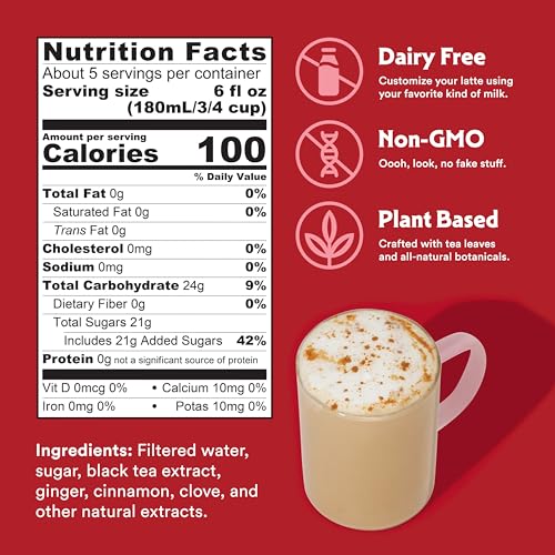 Stash Double Spice pour reveals quick, dairy-free latte prep.