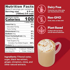 Stash Double Spice pour reveals quick, dairy-free latte prep.