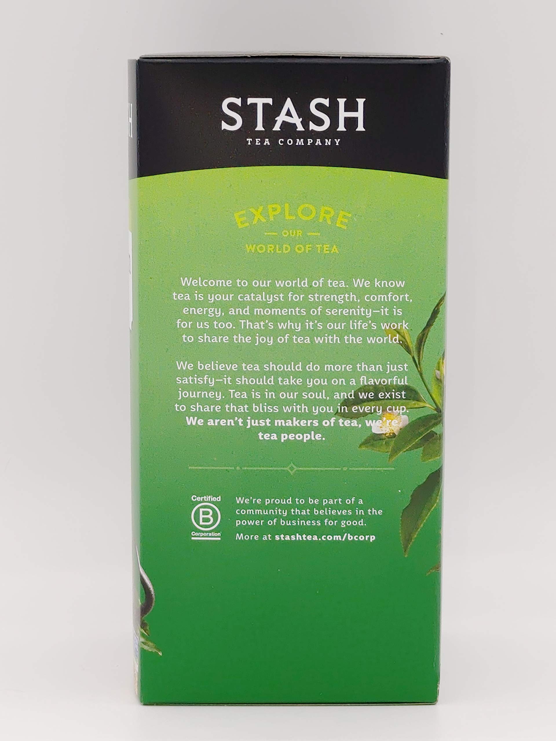 Stash Premium Green Tea, tea bags collection ready to brew a comforting cup.