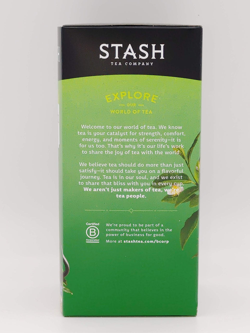 Stash Premium Green Tea, tea bags collection ready to brew a comforting cup.