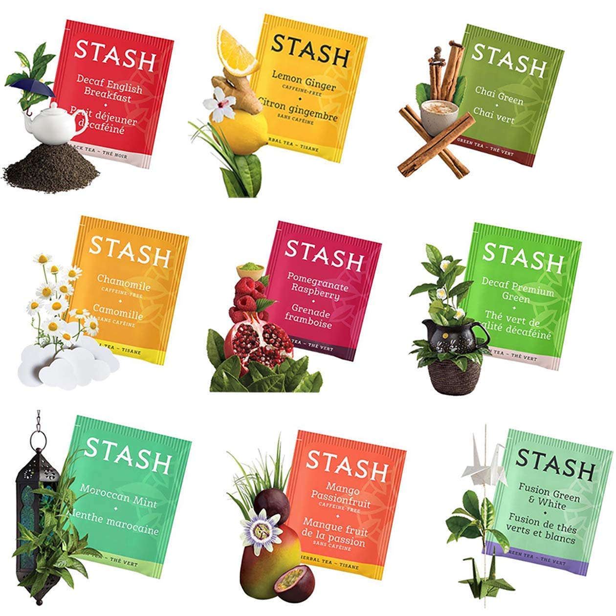 Stash tea bags sampler gift set presented as a versatile gift option