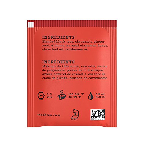 Cinnamon and ginger notes boost chai flavor.