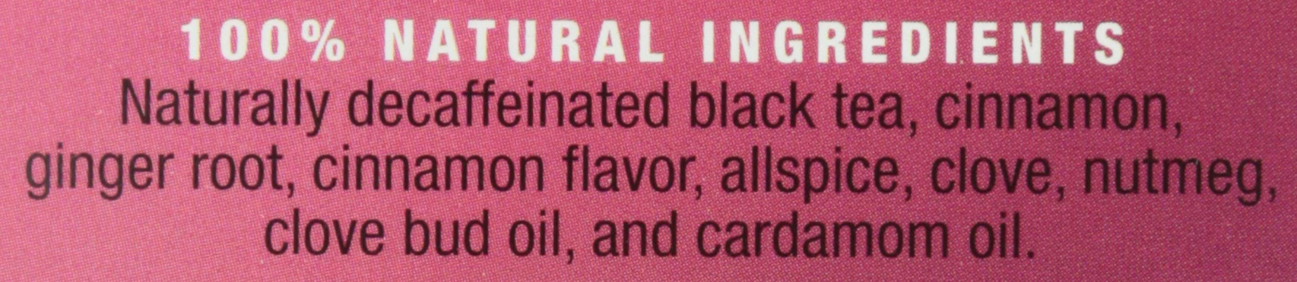 Stash Tea Chai Spice Decaf cup steep shows warm spice aroma for relaxing rituals.