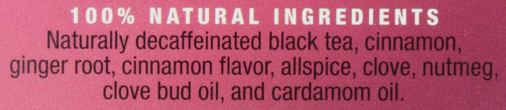 Stash Tea Chai Spice Decaf cup steep shows warm spice aroma for relaxing rituals.