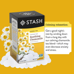 Stash Chamomile box pack displaying six-box set.
