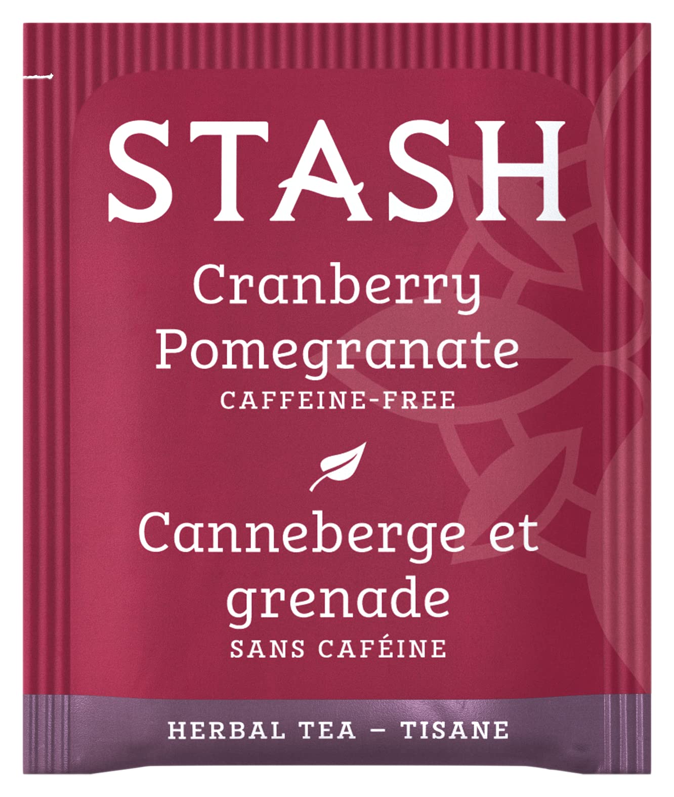 Steeping Stash Tea Cranberry Pomegranate releases a fragrant tart-sweet aroma in minutes.