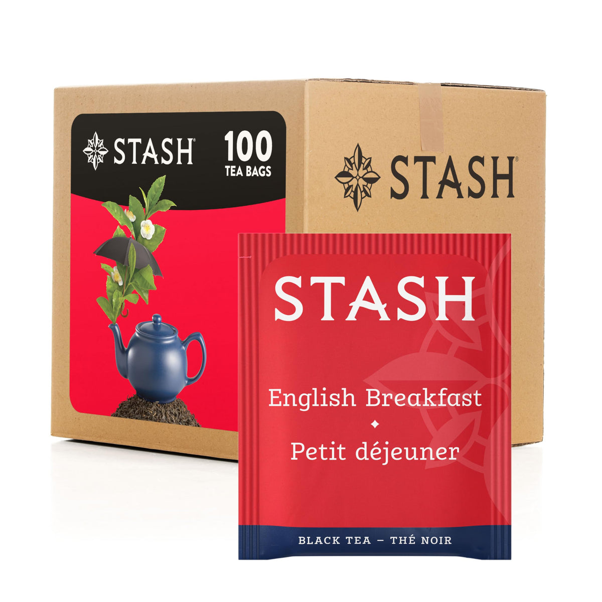 Stash English Breakfast box – bold morning wake-up, classic breakfast flavor.