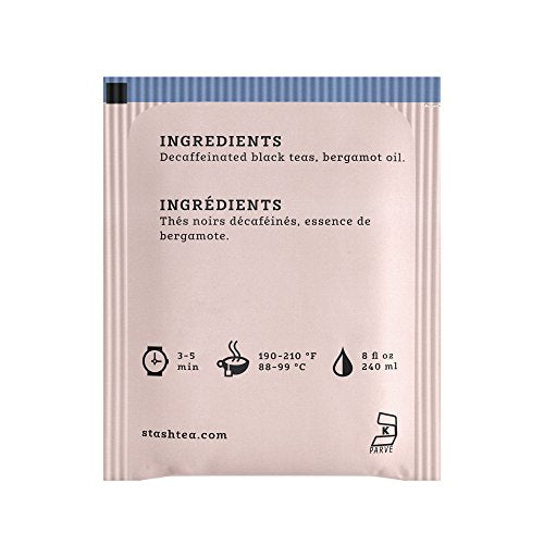 Foil-wrapped Stash Tea bags preserve aroma and freshness