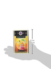 Stash Ginger Orange box packaging showcases premium, gluten-free herbal tea.