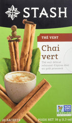 Close-up of Stash Green Chai spices ready for a flavorful brew