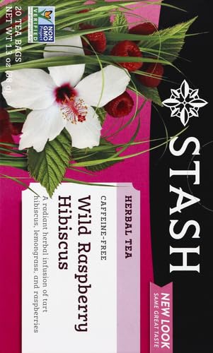 Kof-K certified Stash Wild Raspberry Hibiscus signals kosher quality.