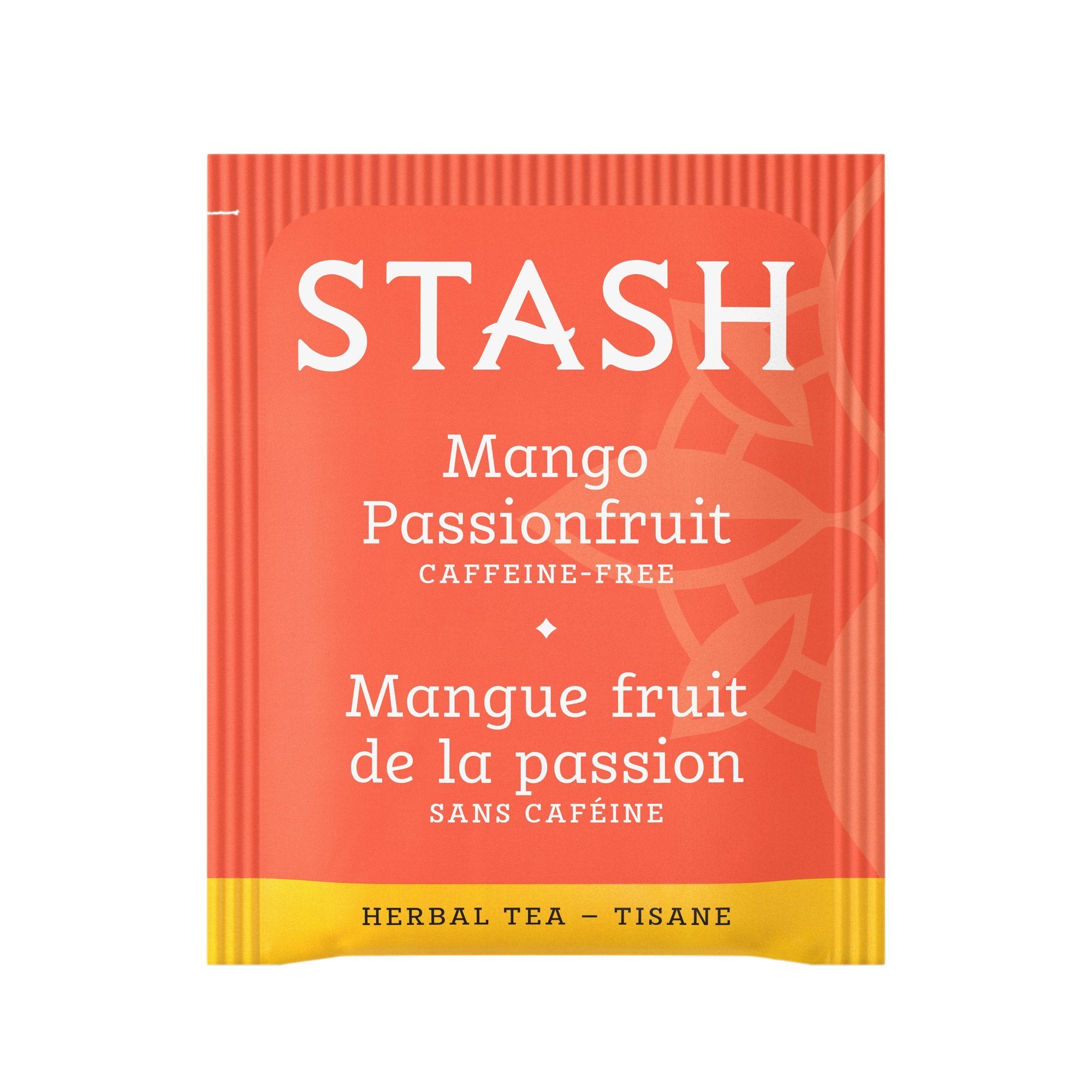 Stash Mango Passionfruit brew in hot or iced cups.